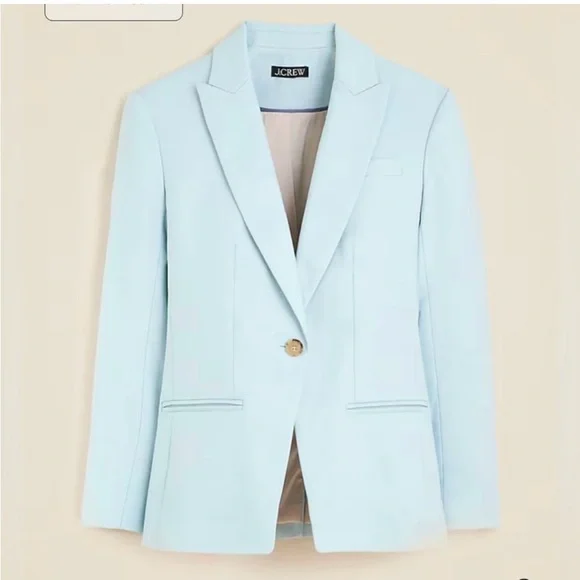 J. Crew Edgewater Blue Women's Blazer NWT Size 4 - Picture 5 of 5
